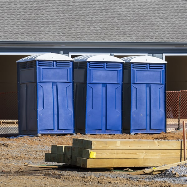 are there any restrictions on what items can be disposed of in the portable restrooms in San Leandro